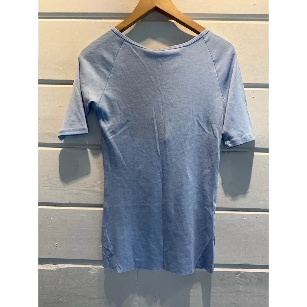 Carve Designs Womens Blue Half Sleeve Tee Top Medium NWT, 100% organic cotton - Picture 4 of 11